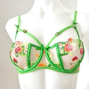 Lottie Bra 32C nwt Green HONEY BIRDETTE